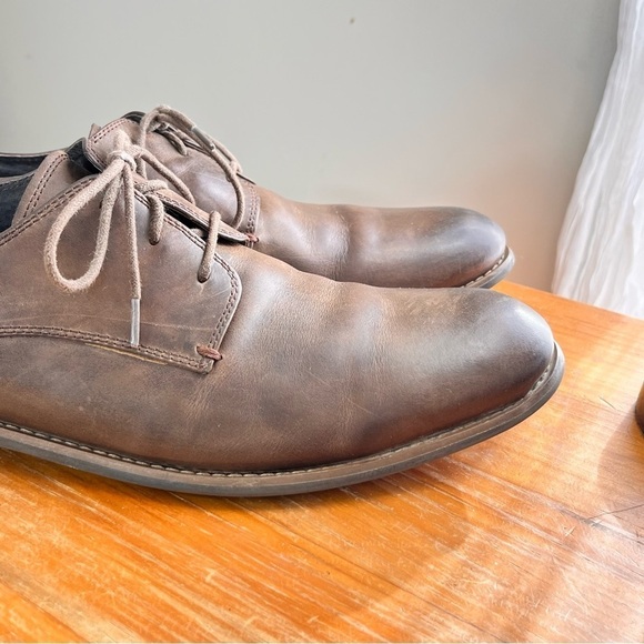 John Varvatos Lace Up Leather Oxford Smooth Toe - Picture 6 of 13